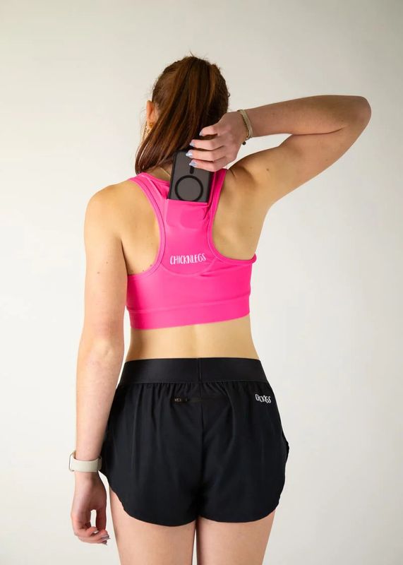 ChicknLegs Neon Pink OG Sports Bra