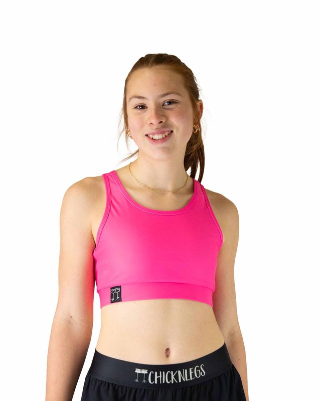 ChicknLegs Neon Pink OG Sports Bra