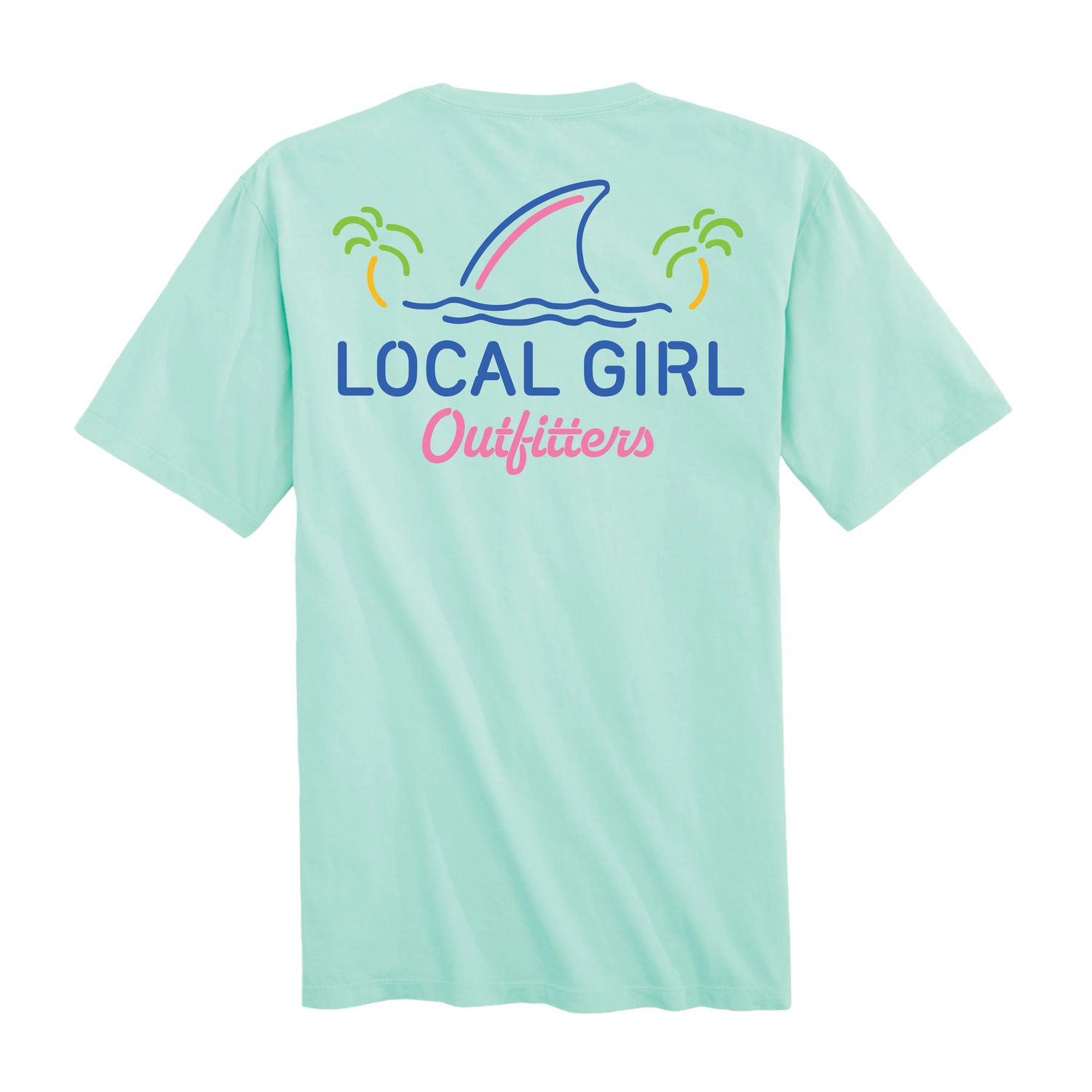 Local Girl Shark Fin T-Shirt, Size: Sm