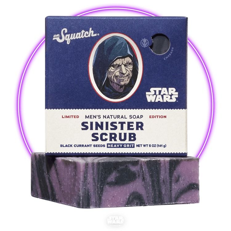 Dr. Squatch Sinister Scrub Bar Soap (Star Wars)