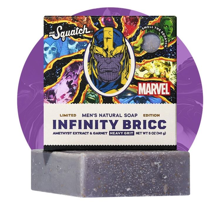 Dr. Squatch Infinity Bricc Bar Soap (Marvel Villians)