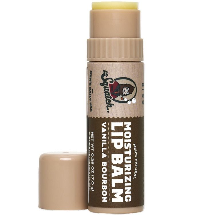 Dr. Squatch Vanilla Bourbon 0.25oz Lip Balm