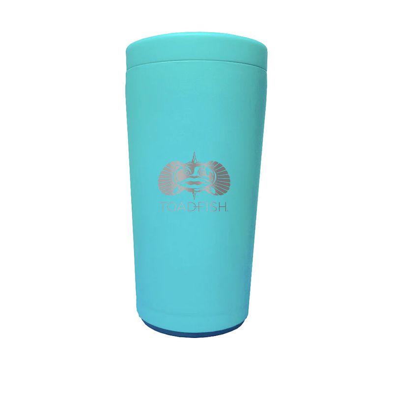 Toadfish Non-Tipping Universal Can Cooler – Teal