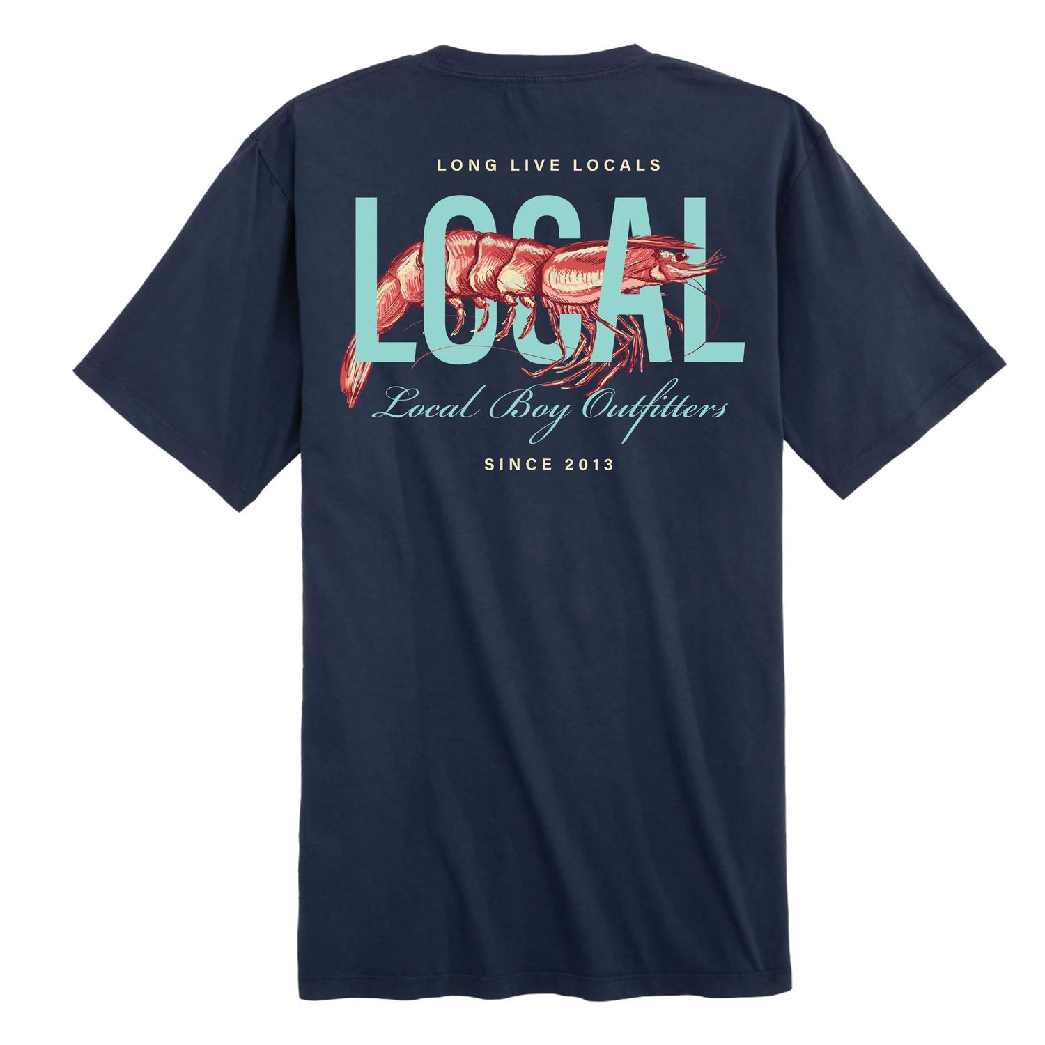 Local Boy Shrimpy SS Tee - China Blue