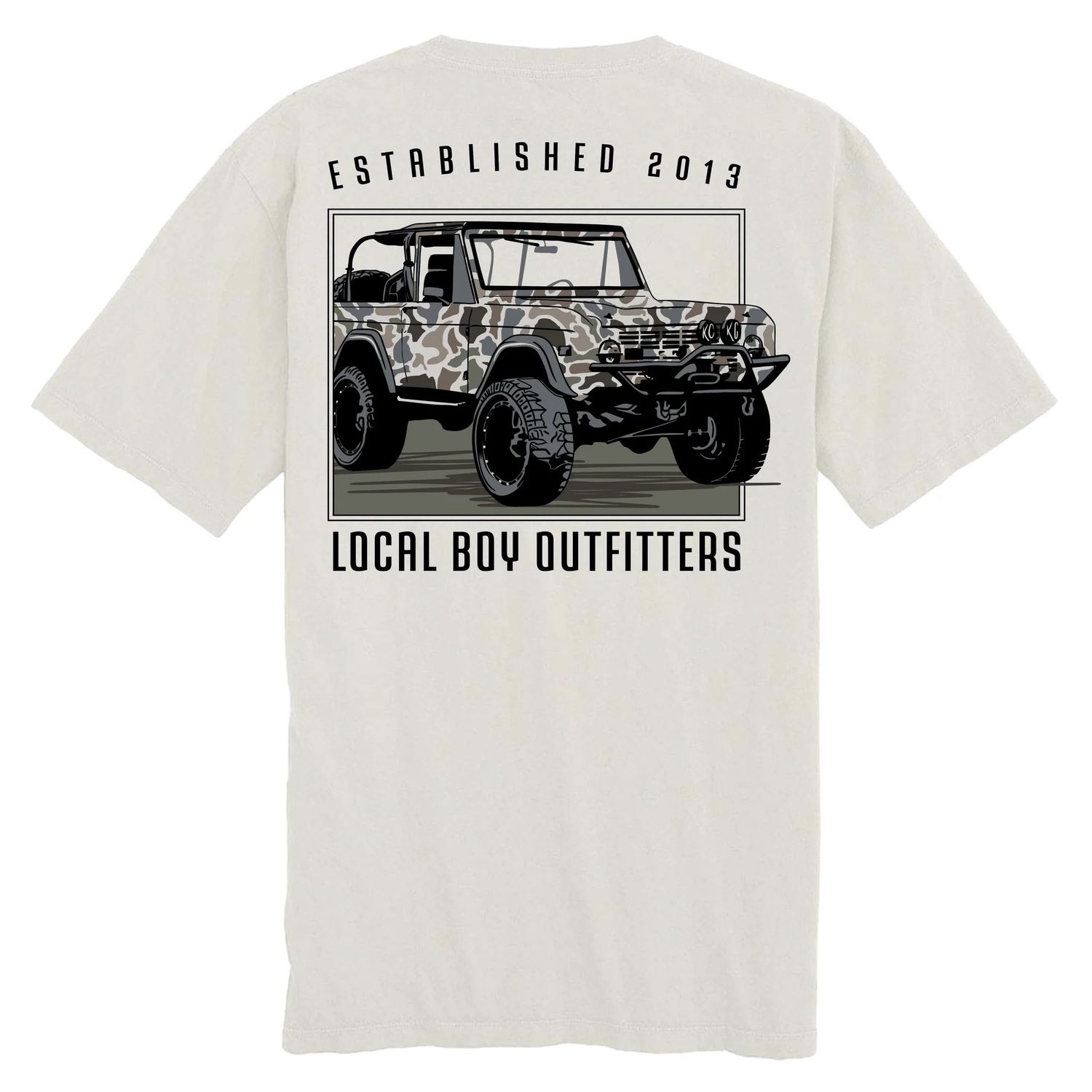 Local Boy Bronco LCF SS Tee - Silver