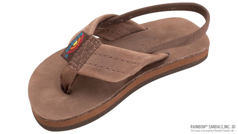 Rainbow Kids Premier Leather Single Layer No Arch - Expresso