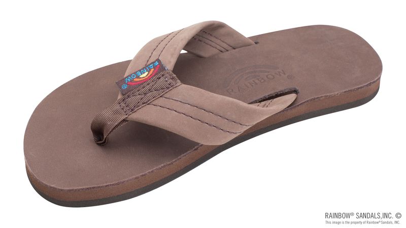 Rainbow Kids Premier Leather Single Layer No Arch - Expresso