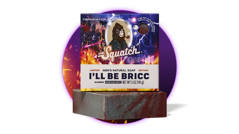 Dr. Squatch I'll Be Bricc Bar Soap (Terminator)