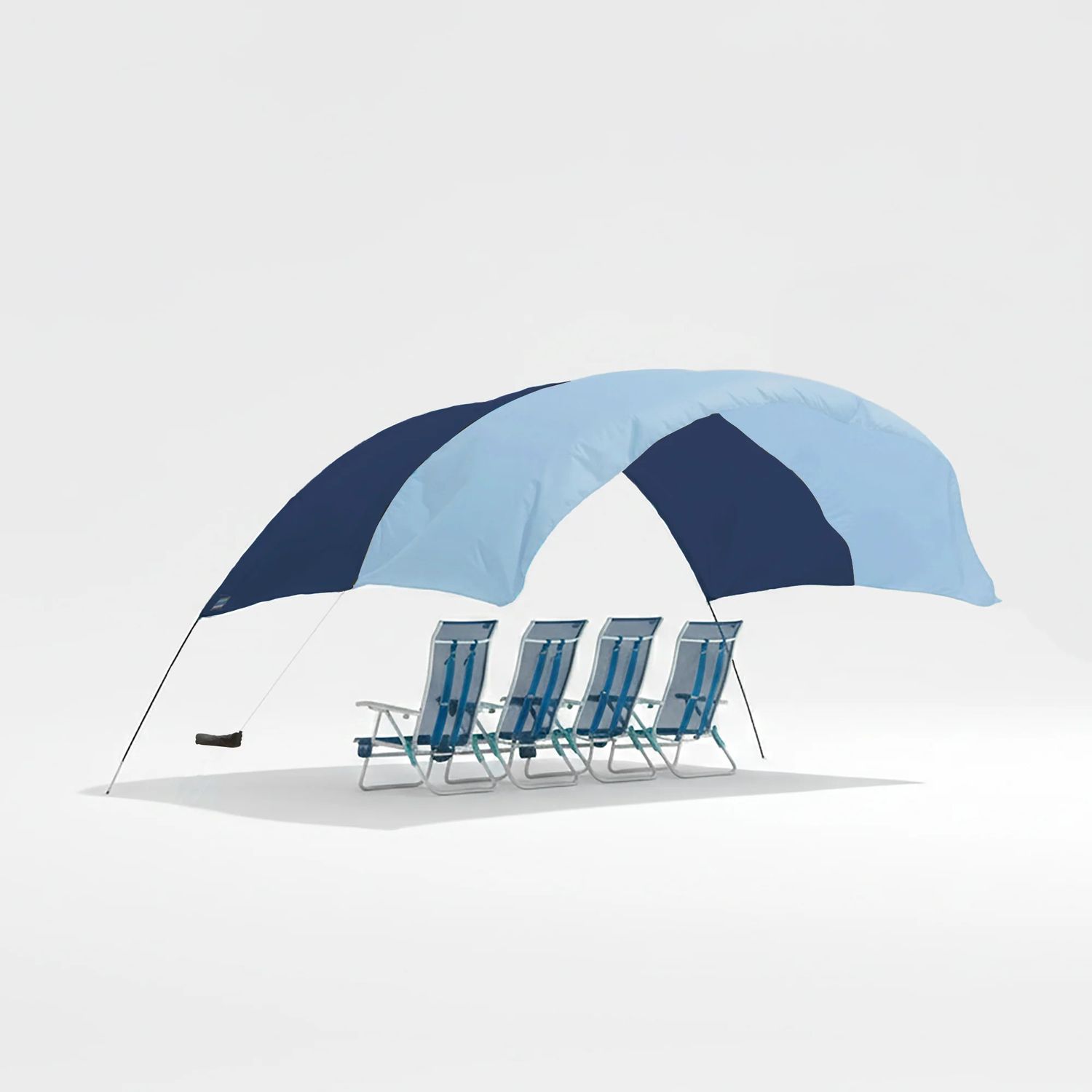 Shibumi Shade Classic Deep Water beach shade setup on Panama City Beach