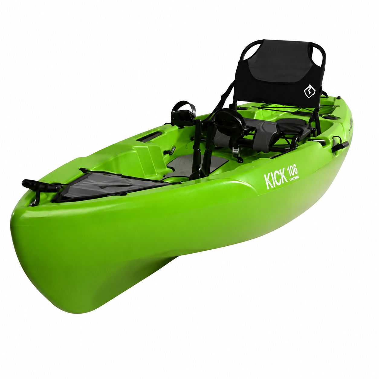 Lightning Kayaks Kick 106 Pedal Drive Kayak w/Turbo Fins