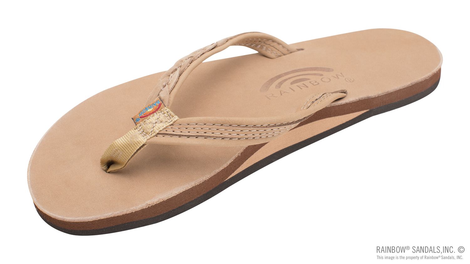 Rainbow The Madison Premier Leather Folded 1/2" Strap w/Braided Outer Strap