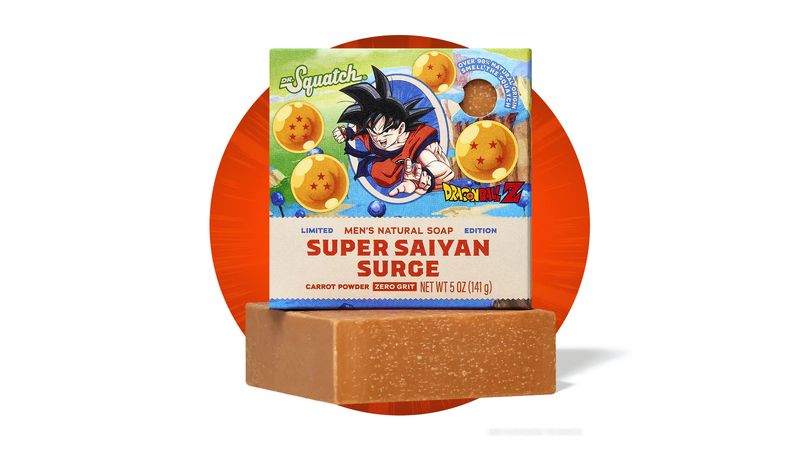 Dr. Squatch Super Saiyan Surge Bar Soap (DragonBall Z)