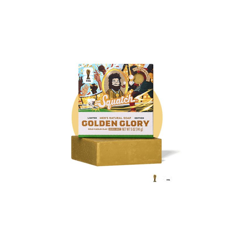 Dr. Squatch Golden Glory (FIFA 2026) Bar Soap