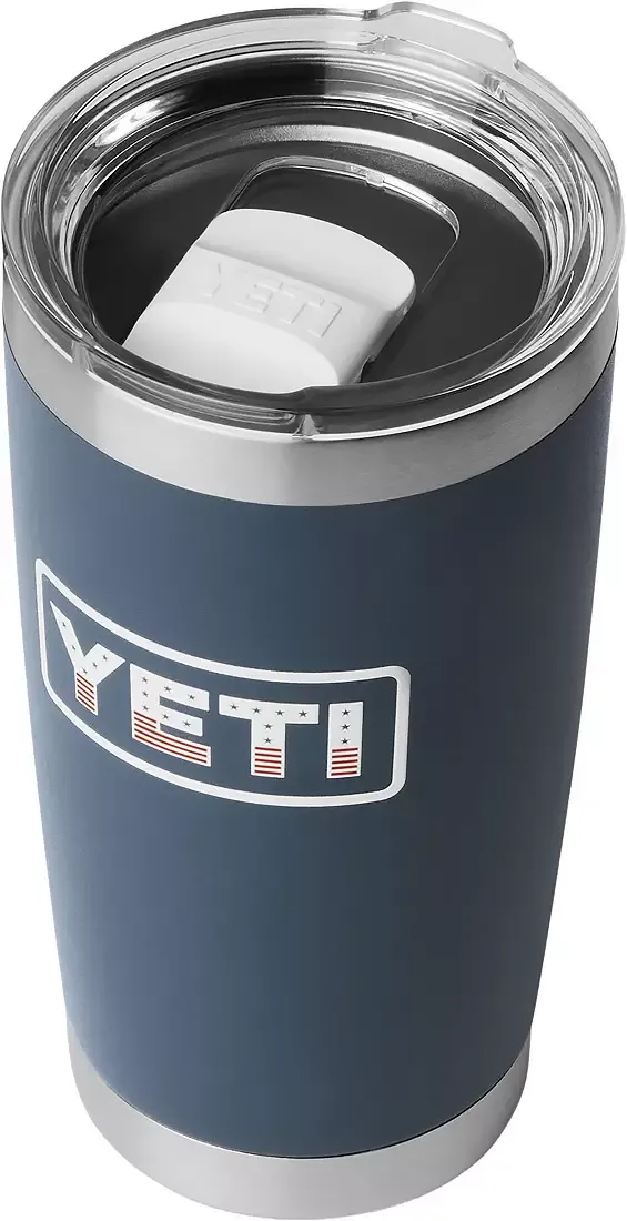 Yeti Rambler 20 oz Tumbler MS Navy/Badge