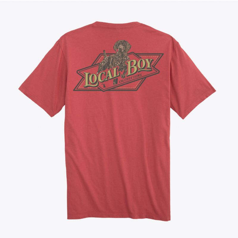 Local Boy Geometric GSP SS Tee - Brick