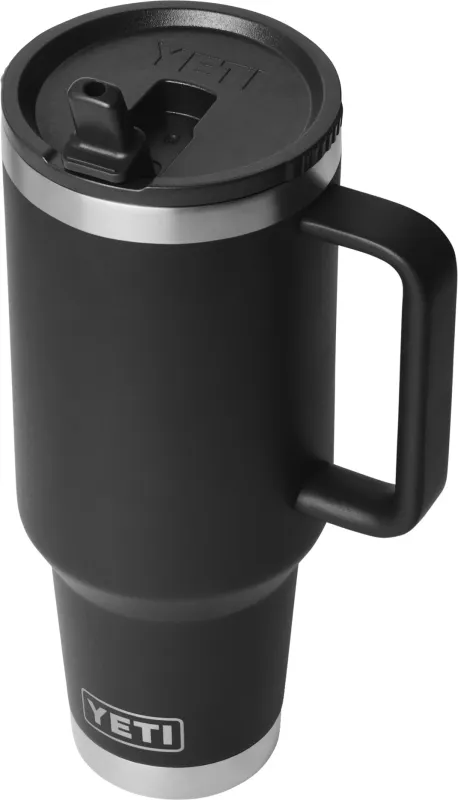 Yeti Rambler 40oz Travel Straw Mug - Black