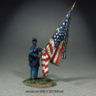 Flagbearer, Union Stg. William Carney, 54th Massachusetts Infantry, American Civil War