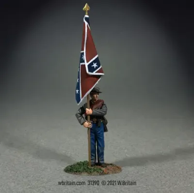 Flagbearer, Confederate Army of Northern Virginia, Flag at Rest
