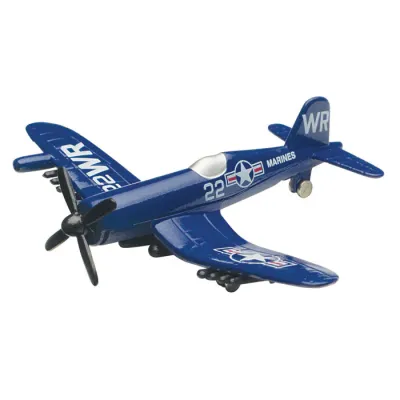 Diecast 3.5” F4U Corsair Blue