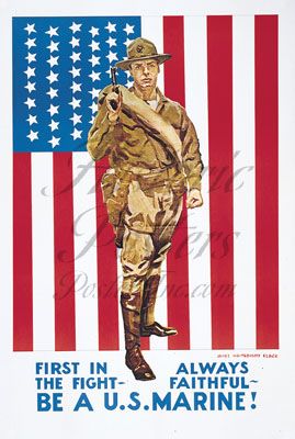 Be A U.S. Marine Poster