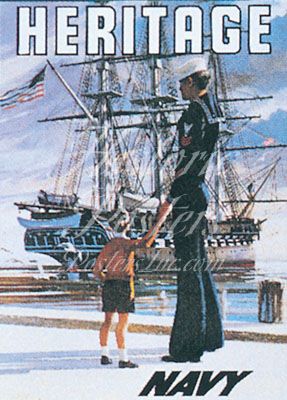 Heritage (Navy) Magnet