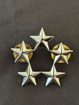 Collar Insignia: Fleet Admiral 5-star Large