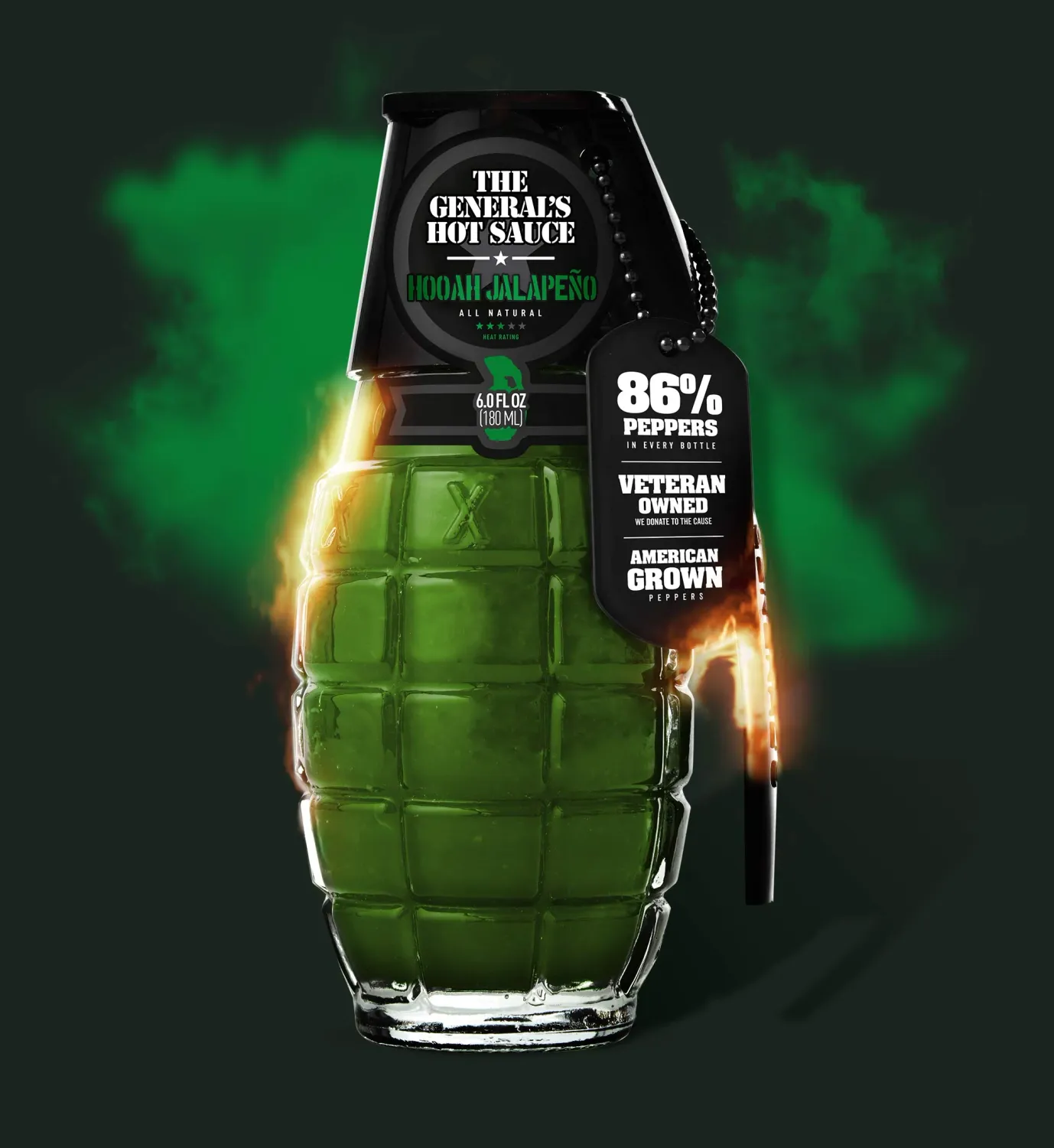 The General's 'Hooah Jalapeño' Green Sauce