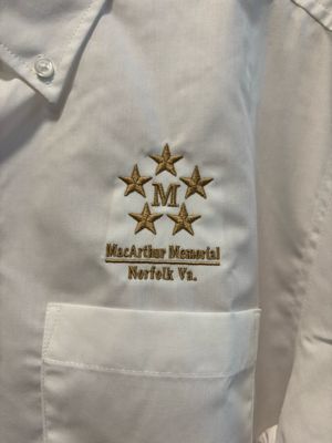 White Button Long Sleeve - MacArthur Memorial