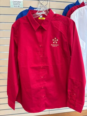 Red Button Long Sleeve - MacArthur Memorial
