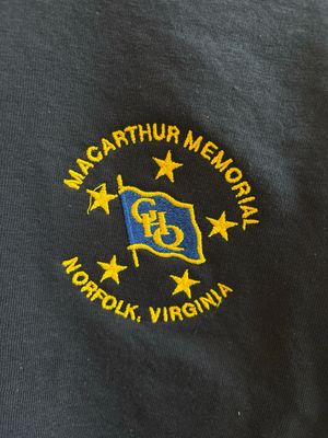 Long Sleeve Navy Blue with Embroidering - MacArthur Memorial