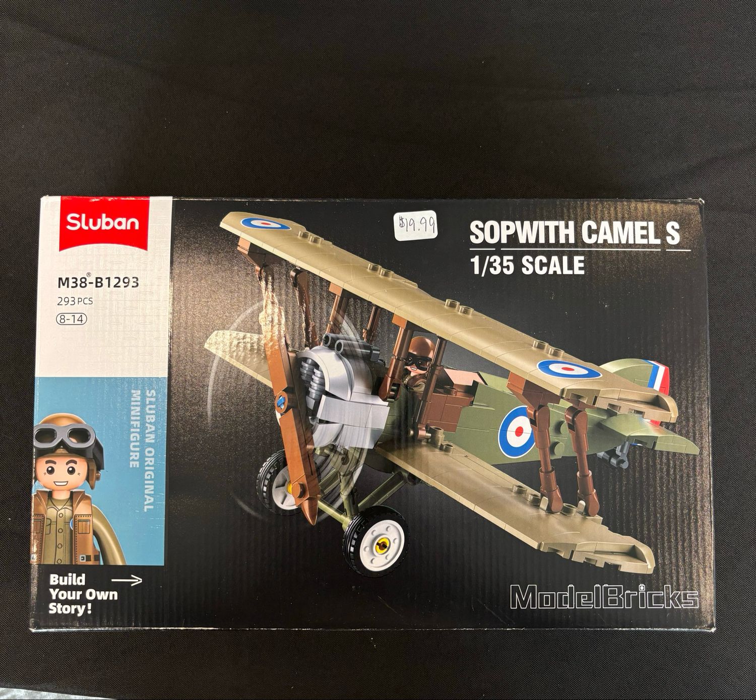Model Bricks - SOPWITH Camel S Biplane