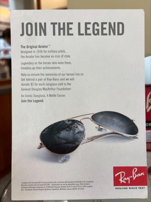 'The Original Aviator' Ray Bans
