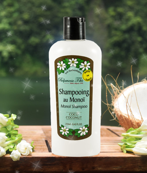 SHAMPOO CON MONOÏ TIKI TAHITI 250ML -COCO