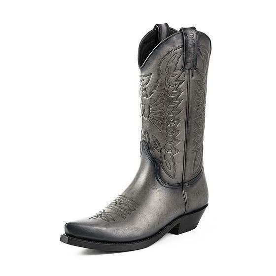 Bottes 1920 vintage gris