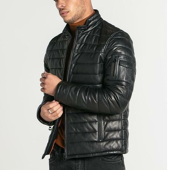 Doudoune  cuir Travis