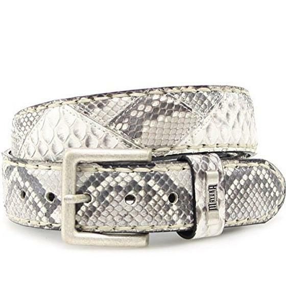 Ceinturon cuir python véritable naturel