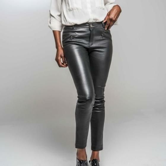 Pantalon en cuir