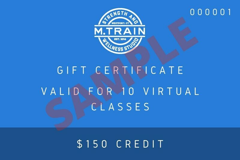 M. Train E-Gift Card 10 Virtual Classes