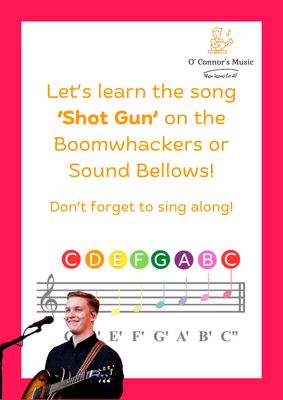Let's Play 'Shot Gun' on the Boomwhackers or Sound Bellows!