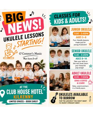 Ukulele Lessons | Pay Your Deposit