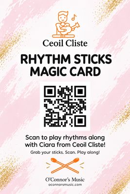 Ceoil Cliste Rhythm Sticks Magic Card
