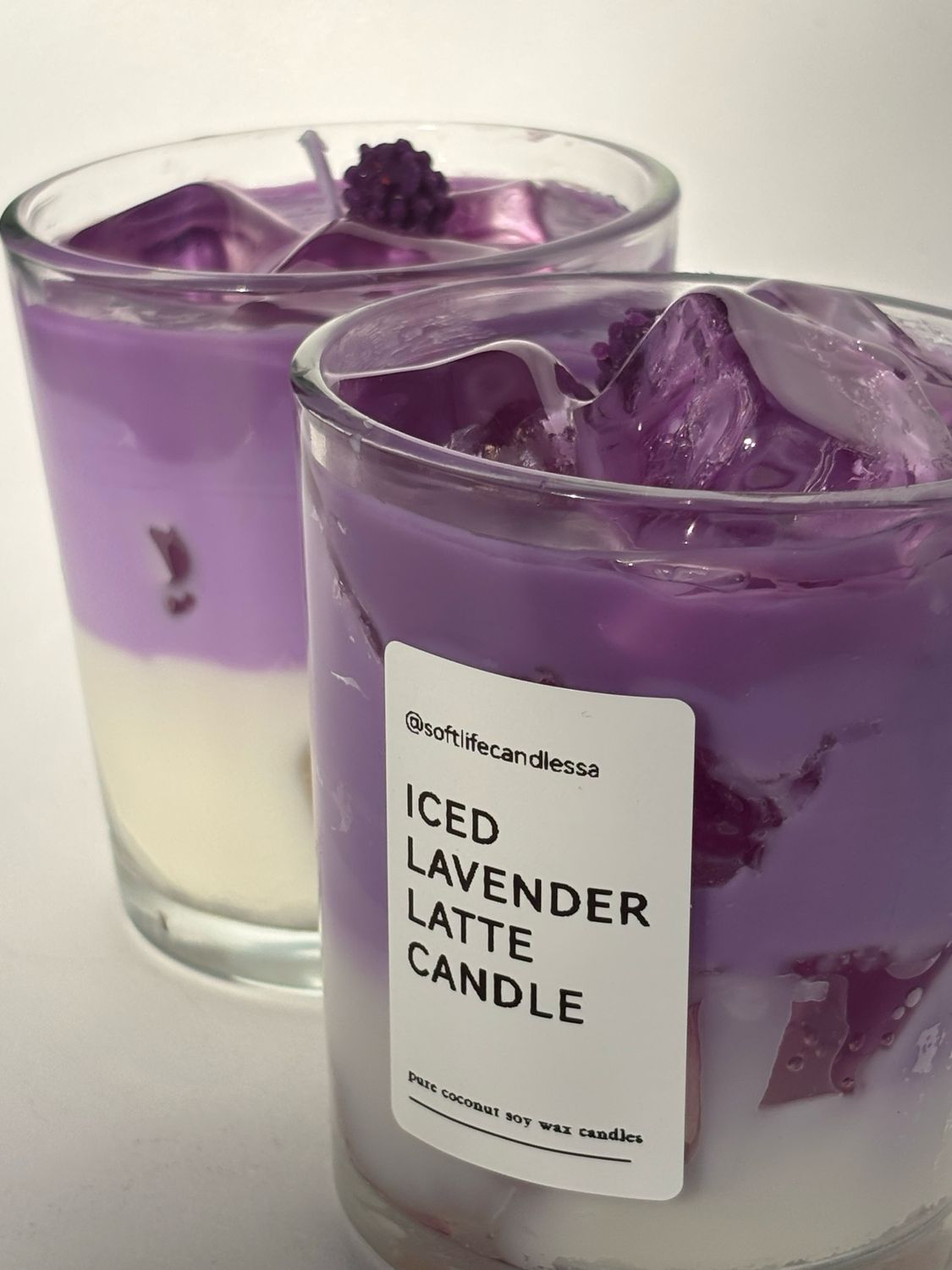 ICED LAVENDER LATTE CANDLES