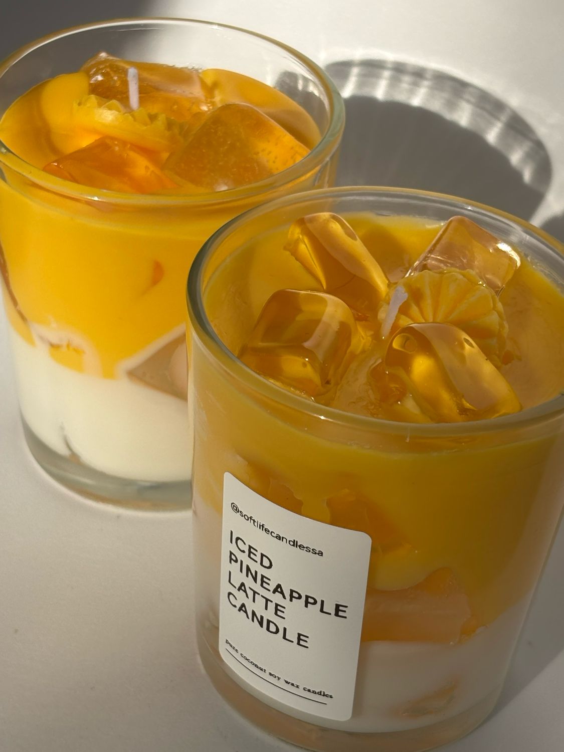 ICED PINEAPPLE LATTE CANDLES