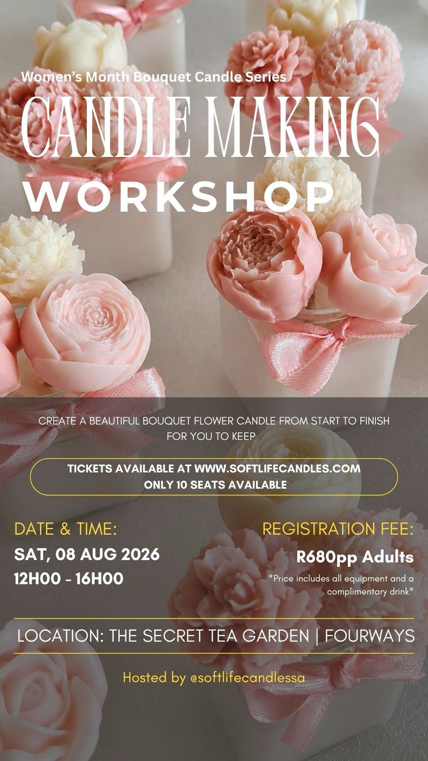 08 AUG - Women’s Month Candle Workshop