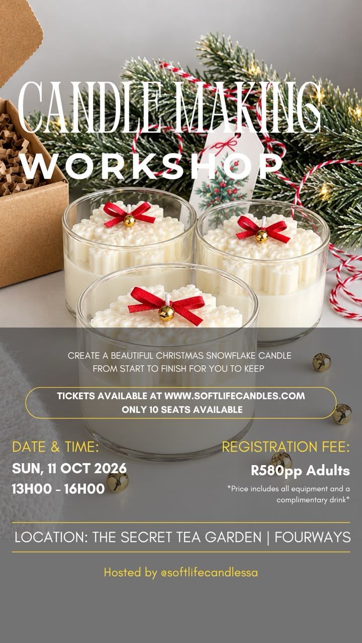 Sun 11 Oct - Candle Workshop