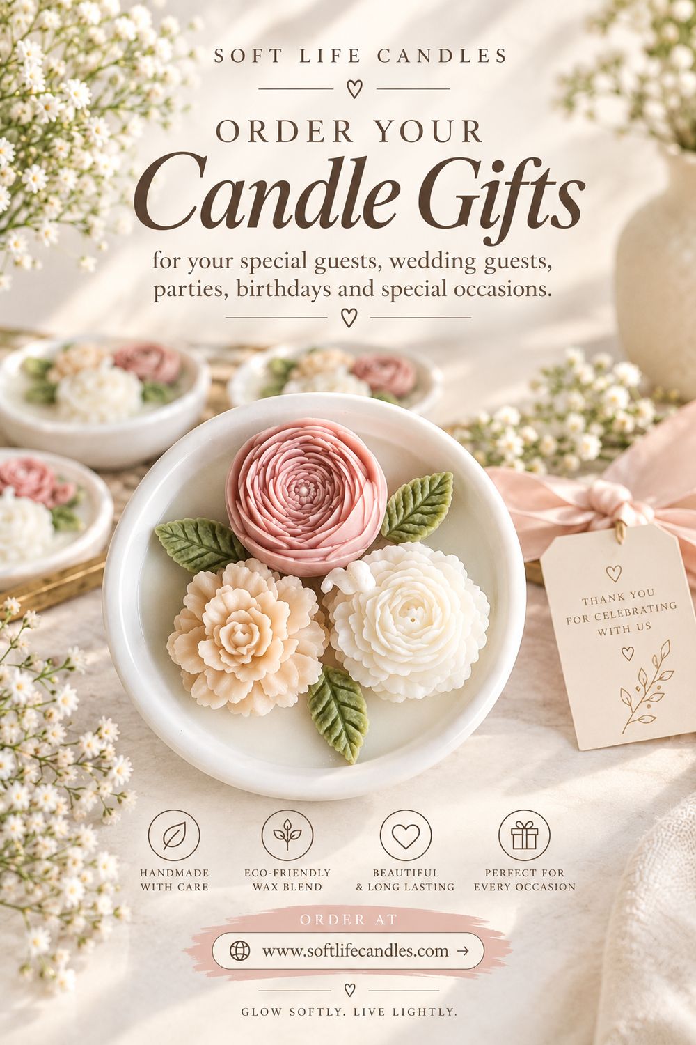 FLOATING CANDLE TAGS - Various