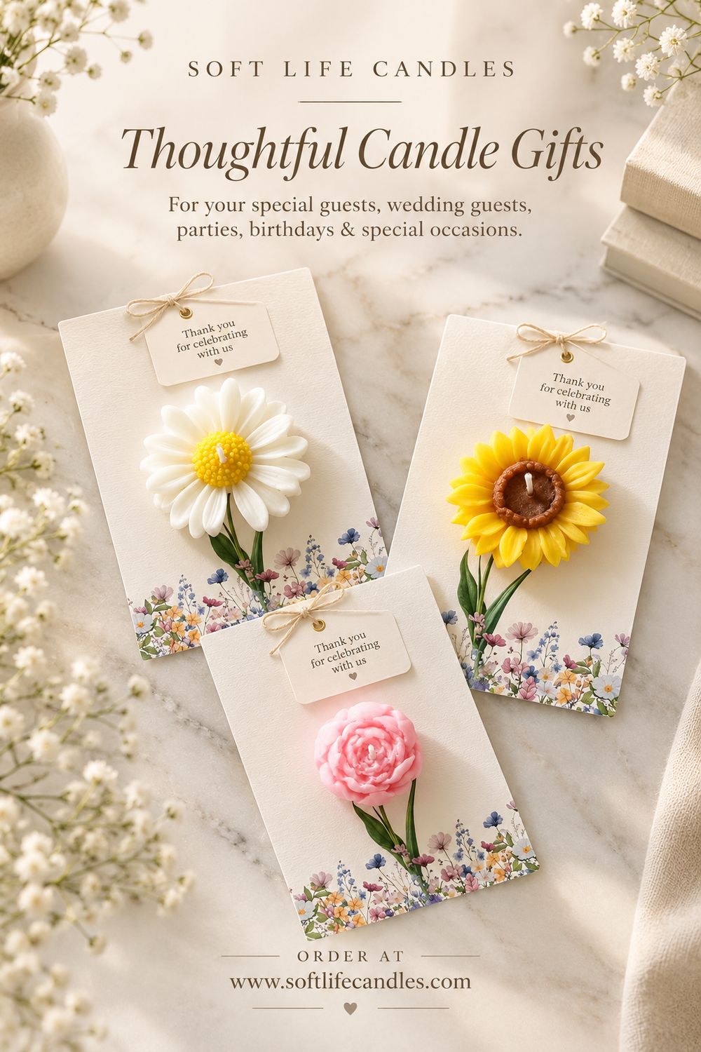 FLOATING CANDLE TAGS - Various