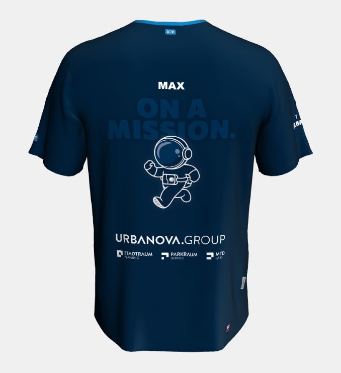 Personalisiertes Lauftrikot "On a mission" Herren