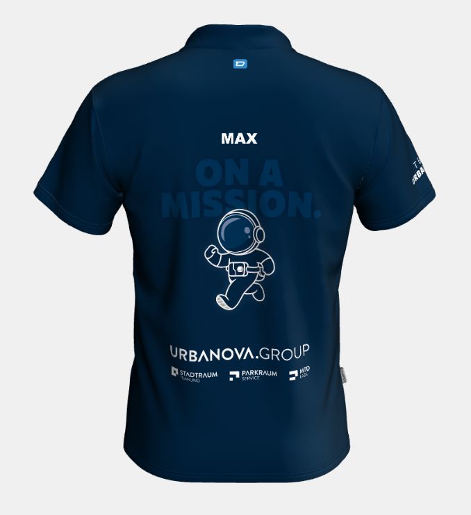 Personalisiertes Poloshirt "On a mission" Unisex