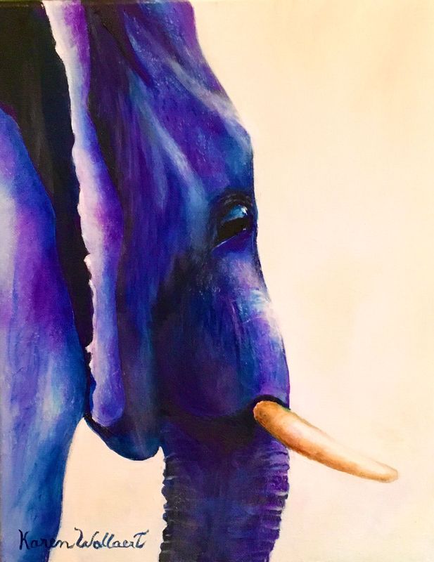 Elephant # 4  |  size 12x16